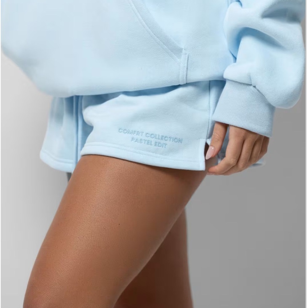 Comfrt pastel baby blue shorts. Size Medium